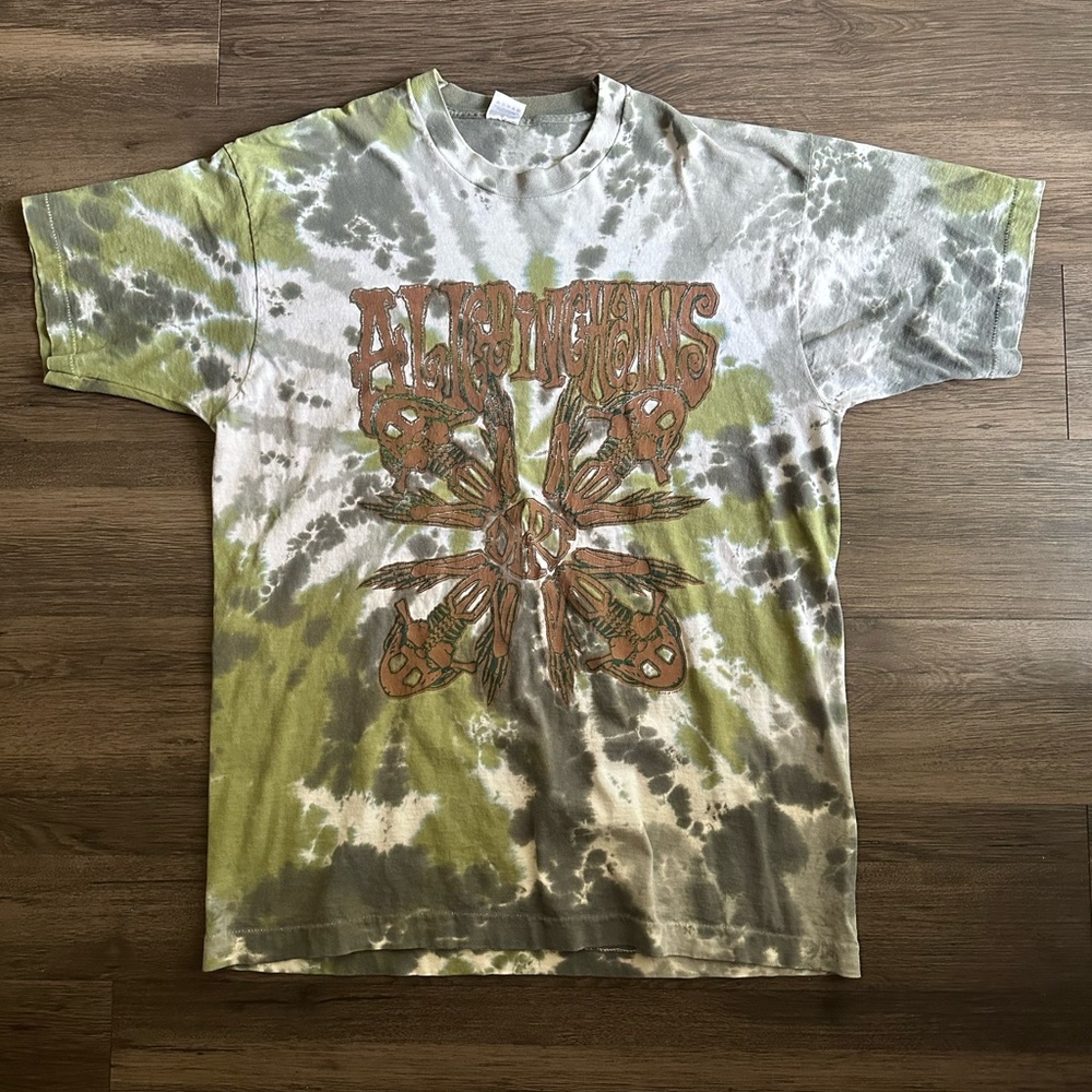 Vintage Rare Alice In Chains Tie Dye Shirt